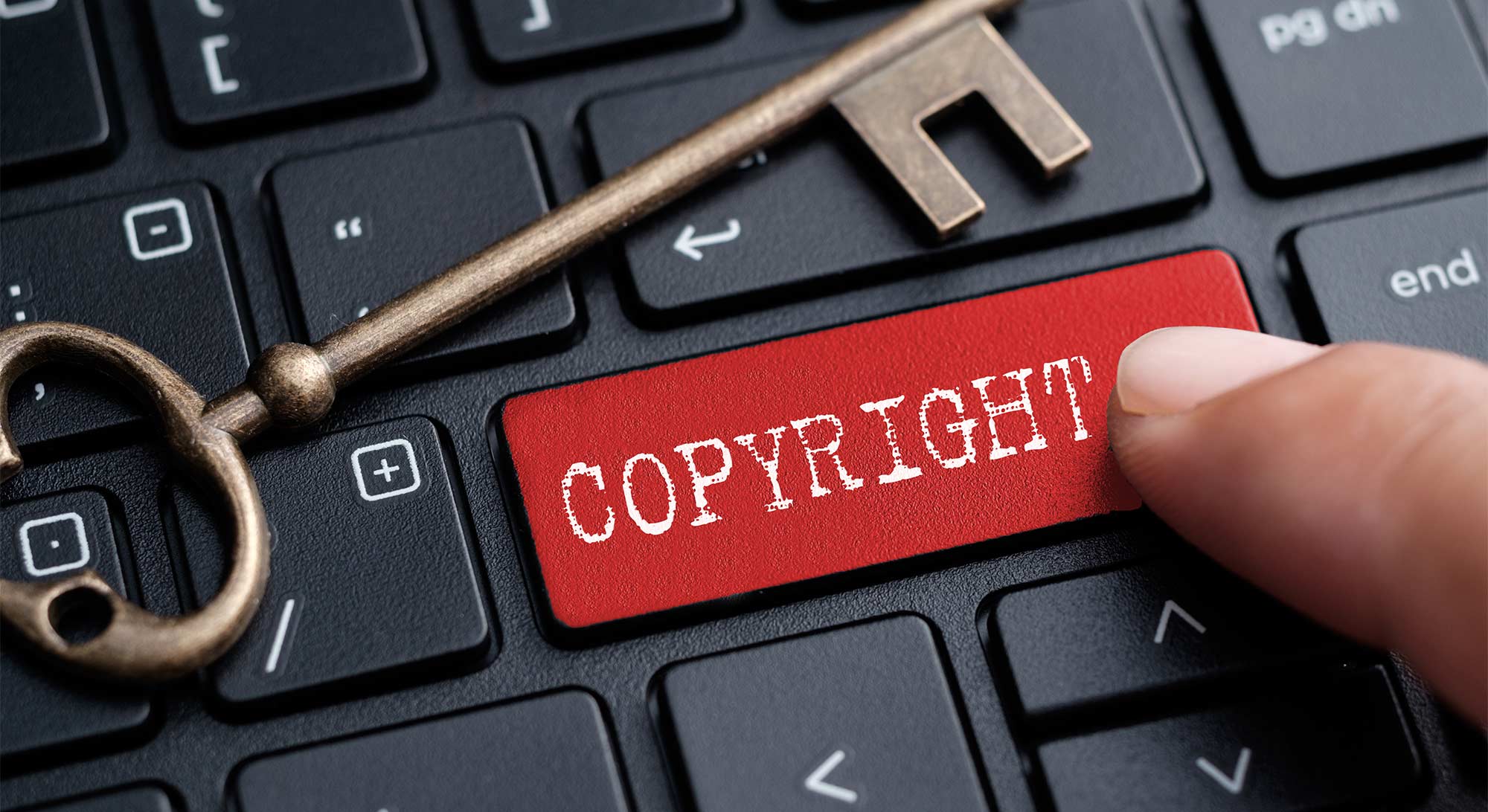 copyright keyboard